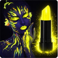 Ergün Collection Uv Neon Sarı Ruj – Karanlıkta Parlayan Makyaj Boyası