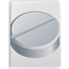 Braventa Collection Sağlık Bakım Ürünleri Beyaz Hap Desenli Defter Sakız Kapağı Günlük Yumuşak Kapak