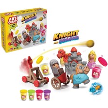 Ergün Collection 03848 Şövalye ve Ejderha Oyun Hamuru Seti 280 gr -Dede