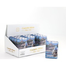 Ergün Collection Taşlı Istanbul Tasarımı El Aynası Kalın Model 12