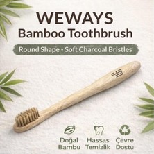 Doğal Bambu Manuel Diş Fırçası Yetişkin