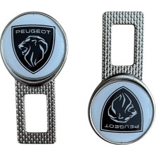 Şenyıldız Aksesuar Yeni Peugeot Metal Kemer Görseli 5 Adet Çift Yönlüdür Logosu