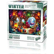 Ergün Collection 20826 Puzzle 1000 Mystical House In The Forest