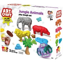 Ergün Collection 03997 Art Craft Orman Hayvanları Hamur Set 168 gr -Fentoys