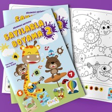 Braventa Collection Staau Çocuk Kodlamalı Eğlenceli Aktivite - Sayılarla Boyama Kitabı 2