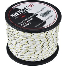 Braventa Collection Seac Dyneema Core, 50 M Su Altı Balıkçılığı Için Çizgi, Üniseks Yetişkin Makarası, Beyaz/sarı, 2 mm