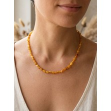 Sjour Unisex Yetişkin Polonya Gerçek Kehribar Vidalı 13 Gram Kolye