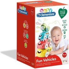 Ergün Collection 17111 Baby Clementoni - Renkli Araçlar 6-36 Ay