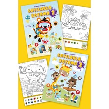 Braventa Collection Kodlamalı Eğlenceli Aktivite - Sayılarla Boyama Kitabı Set (2 Kitap)