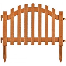 Braventa Collection IRK-SB100 Sümbül Plastik Bahçe Dekorasyon Çiti 12'li Set Kahverengi