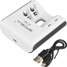 Braventa Collection Efcell Ef-M2 Pil Şarj Aleti 2li USB Aa-Aaa Ni-Mh Ni-Cd x