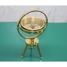 Ergün Collection Pirinç Masa Üstü Pusula Model 2