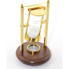 Ergün Collection Pirinç Pusulalı Kum Saati Model 2