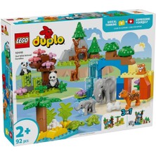 Ergün Collection 10446 LEGO Duplo 3ü1 Arada Vahşi Hayvan Aileleri 92 Parça +2AŞ