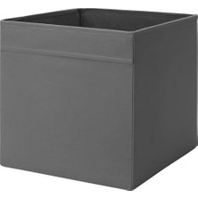 Braventa Collection Düzenleyici Kutu Ev Düzeni Düzenleme Saklama Kutusu Gri Renk 33X38X33 cm