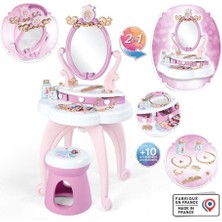 Ergün Collection 7600320250 Smoby Disney Prensesleri 2si1 Arada Güzellik Masası Oyun Seti