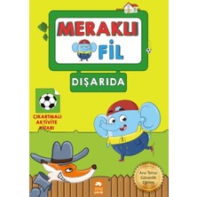 Ergün Collection Meraklı Fil-Dışarıda-Çıkartmalı Aktivite Kitabı
