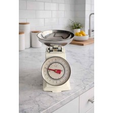 Rossev Mutfak Terazisi Retro Krem