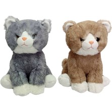 Ergün Collection PB31545-23 Peluş Oturan Kedi 23 cm