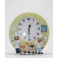 Ergün Collection Aşçı Tasarımlı Polyester Duvar Saati Model 5