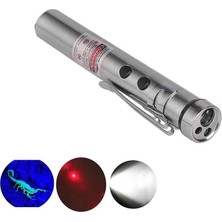 Derin Stok Cep Feneri + Ultraviyole + Lazer WT-170