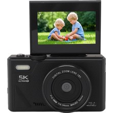 Braventa Collection Çeşithane 75MP Hd Retro Dijital Kamera – 18X Dijital Zoom, 3” Ekran, Autofocus, Gülümseme Algılama,