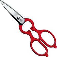 Braventa Collection Zwilling Kitchen Shears Çok Amaçlı Makas, Paslanmaz Çelik, Kırmızı
