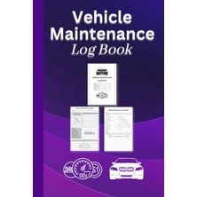 Braventa Collection Vehicle Maintenance Log Book: An Automotive Service And Repair Record Book - Purple Cover
