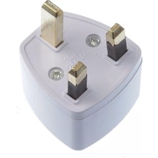 Braventa Collection Ingiliz Erkek Fişli Seyahat Adaptörü Ingiliz Amerika Arabistan Umre Fiş Çevirici Priz Dönüştürücü