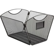 Braventa Collection Safco Ürünler Onyx Mesh Letter Boyutlu Masaüstü Küvet Dosyası 2162BL, Siyah Toz Kaplama, Dayanıklı Ç