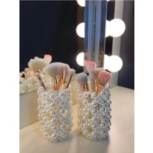 Ravinity Krem Incili Makyaj Organizer, Inci Kalemlik, Dekoratif Obje