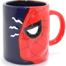 Ergün Collection 3D Spiderman Tasarımlı Porselen Kupa Bardak