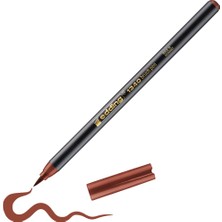 Braventa Collection 1340 Fırça Uçlu Keçeli Kalem - Kahverengi - 1 Kalem - Esnek Fırça Ucu