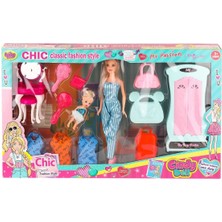 Ergün Collection 02259 Cindy Doll Dolaplı Bebek Oyun Seti -Oydaş Oyuncak