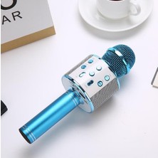 Braventa Collection Çocuklar Için Karaoke Mikrofon Bluetoothlu Mikrofon Speaker Yetişkin Için Karaoke Aux USB Sd Kart Gi