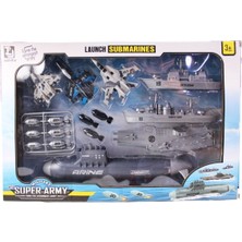 Ergün Collection KZL-T074 Denizaltılı Savaş Oyun Seti -Kızılkaya Oyuncak