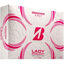 Braventa Collection Bridgestone Golf Unisex Yetişkin Pembe 2021 Lady Precept, 12'li Paket