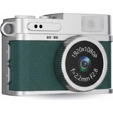 Braventa Collection Dijital Fotoğraf Makineleri Video Kamera Mini Anahtarlık 1080P CMR35 Yeşil