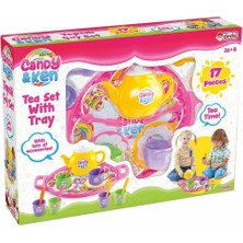 Ergün Collection 01593 Candy Tepsili Çay Set