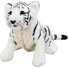 Ergün Collection 1415 Peluş Yavru Beyaz Kaplan 45 cm