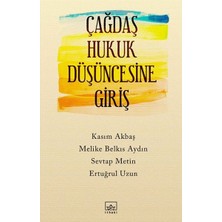 Ergün Collection Çağdaş Hukuk Düşüncesine Giriş