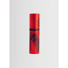 Braventa Collection Doldurulabilir Desenli Sprey Şişe Cep Parfüm Şişesi Kırmızı