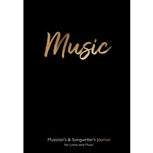 Braventa Collection Musician's And Songwriter's Journal For Lyrics & Music: 7”X10” Manuscript Notebook For Composition A