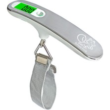 Braventa Collection Dijital Bagaj Tartısı - 50KG/110LB Kapasiteli, Dara Fonksiyonlu, Arkadan Aydınlatmalı LCD Ekran, Çok