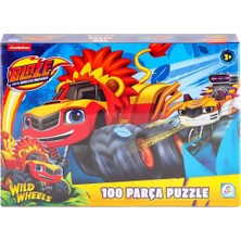 Ergün Collection BL0048 Blaze Monster Machines 100 Parça Puzzle -Laçokids