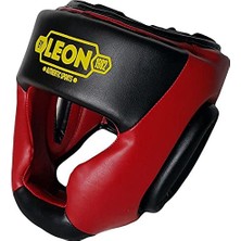 Braventa Collection By Leon 1982 Hardy Boks, Muay Thai ve Kick-Boks Antrenman Kaskı Siyah Kırmızı (Siyah/kırmızı, Xl)