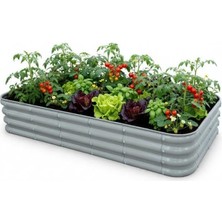 Braventa Collection Modüler Yükseltilmiş Bahçe Sebze Yatağı No:8 (165X85) Bej