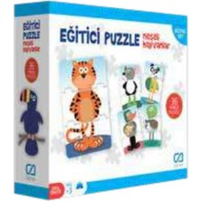 Ergün Collection Eğitici Puzzle - Neşeli Hayvanlar