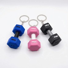 Atatuğ Hediyelik Pinkbell 3’lü Set 3D Baskı Dumbbell Anahtarlık – Mavi, Pembe, Siyah – 20KG Yazılı Mini Ağırlıklar – Spor Severlere Özel Hediye Seti