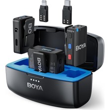 Braventa Collection Mfi Sertifikalı Lightning & Usb-C ile Mıc Kablosuz Yaka Mikrofon, Yerleşik Kayıt, 300M (950 Ft.) Men